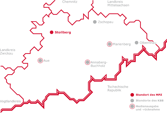 Standaorte der Kreismusikschule